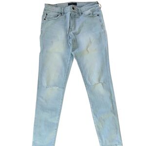 AEROPOSTALE Men’s Jeans  SUPER SKINNY Ripped Blue Size 30x 32